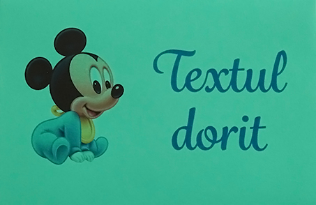 Baby Mickey si text