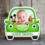 magneti marturii botez masina Mickey si Pluto