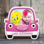 magneti de botez fetite masina cu Tweety