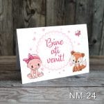 Numere de masa botez - Fetita si vulpe - NM-24 - imagine 2