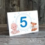 Numere de masa botez - Baietel si vulpe - NM-25 - imagine 7