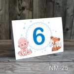Numere de masa botez - Baietel si vulpe - NM-25