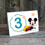 Numere de masa botez - Mickey - NM-57