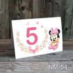 Numere de masa botez - Minnie - NM-54