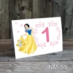 Numere de masa botez - Printese Disney - NM-59