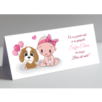 Plic de bani - Fetita si catelus - PBB-234 - imagine 3