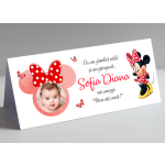 Plic de bani cu poza - Minnie - PBBF-025 - imagine 3