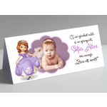 Plic de bani cu poza - Printesa Sofia - PBBF-029 - imagine 3