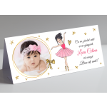 Plic de bani cu poza - Balerina - PBBF-055 - imagine 3