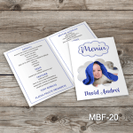 Meniu Botez cu poza - MBF-20