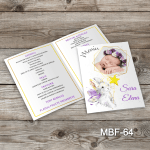 Meniu Botez cu poza - Iepuras - MBF-64