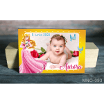 Magnet personalizat botez - Printesa Aurora - MNO-093