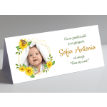 Plic de bani cu poza - Floarea Soarelui - PBBF-064 - imagine 3