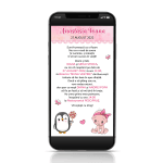 Invitatie digitala botez fetite - IDF-02