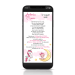 Invitatie digitala botez fetite - IDF-07