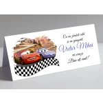 Plic de bani botez - Fulger McQueen - Cars - PBB-038 - imagine 3