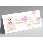 Plic de bani botez - Ursulet - PBB-035 - imagine 3