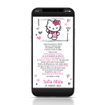 Invitatie digitala botez fetite - IDF-13