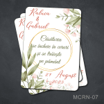 Marturii magneti personalizati nunta - MCRN-07