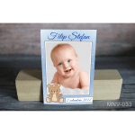 Magnet personalizat botez - Ursulet - MNV-033