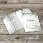 Meniu nunta - Foto Premium - MNP-02