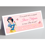 Plic de bani botez - Alba ca Zapada - PBB-043 - imagine 3