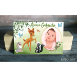 Magnet personalizat botez - Bambi - MNO-098