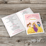 Meniu Botez - Printese Disney - MB-54