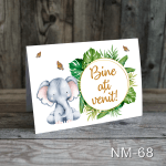 Numere de masa botez - Safari - NM-68 - imagine 2