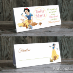 Plic de bani botez - Alba ca Zapada - PBB-042