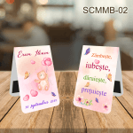 Semn de carte magnetic - marturie botez - SCMMB-002
