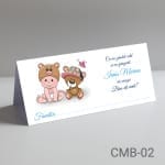 Plic de bani botez baieti – Ursulet – CMB-02
