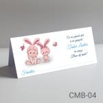 Plic de bani botez baieti – Iepuras – CMB-04