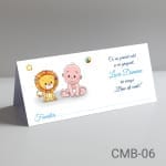 Plic de bani botez baieti – Leu – CMB-06