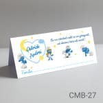 Plic de bani botez baieti – Strumfi – CMB-27