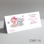 Plic de bani botez fete – Elefant – CMF-16