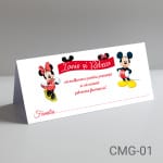Plic de bani botez gemeni - Minnie si Mickey Mouse - CMG-01