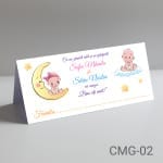 Plic de bani botez gemeni – Bebelusi – CMG-02