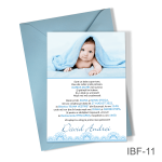 Invitatii botez cu poza - IBF-11 - imagine 2