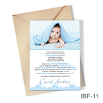 Invitatii botez cu poza - IBF-11 - imagine 3