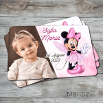 Magnet ieftin botez - Minnie Mouse - MBI-02