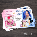 Magnet ieftin botez - gemeni - Mickey si Minnie - MBI-41