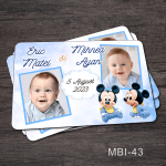 Magnet ieftin botez - gemeni - Mickey Mouse - MBI-43