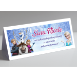 Plic de bani botez - Elsa- Frozen - PBB-060 - imagine 3
