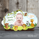 Marturii botez magnetice forma norisor - Jungla - MCN-33