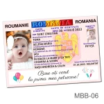 Magnet buletin - fetita - MBB-06