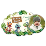 Marturii botez magnetice forma norisor - Dinozauri - MCN-34 - imagine 2