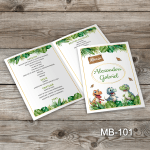 Meniu Botez - Dinozauri - MB-101