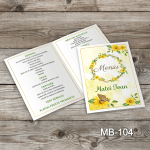 Meniu Botez - Floarea Soarelui - MB-104