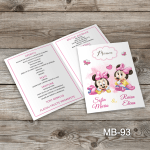Meniu Botez - Minnie Mouse - MB-93